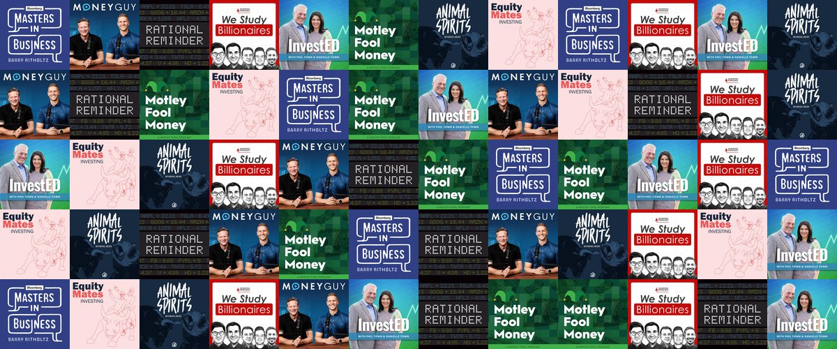 Artwork collage of the best investing podcasts in 2026